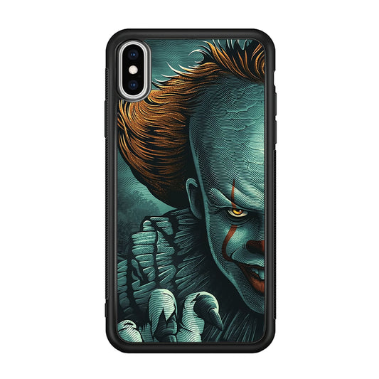 IT Half Face iPhone X Case