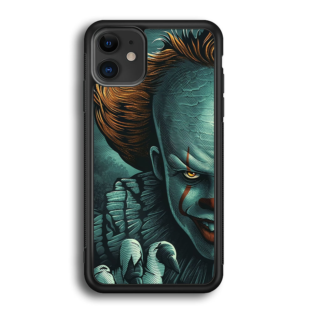 IT Half Face iPhone 12 Case