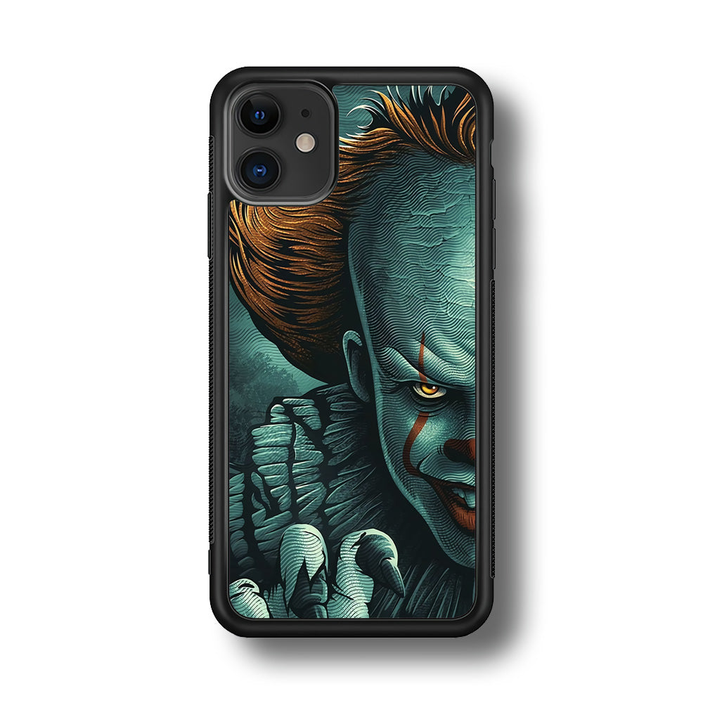 IT Half Face iPhone 11 Case