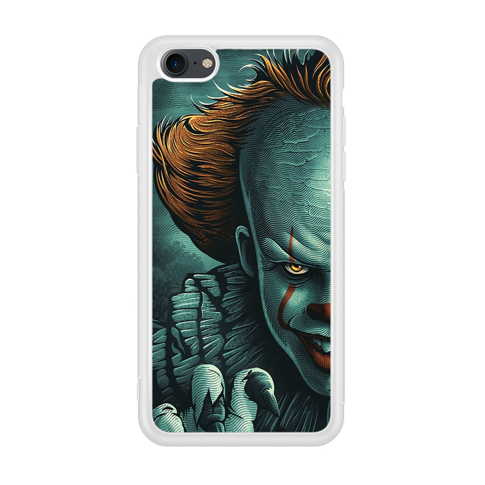 IT Half Face iPhone 8 Case