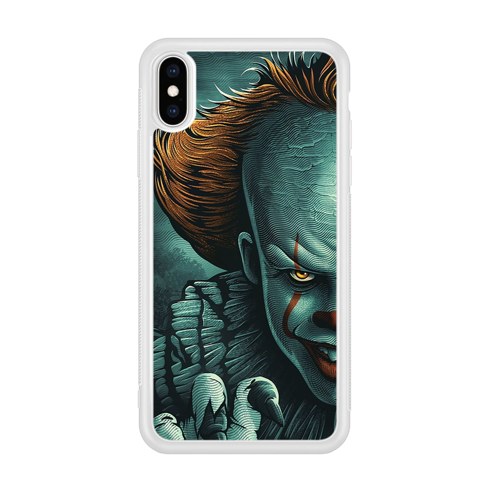 IT Half Face iPhone X Case