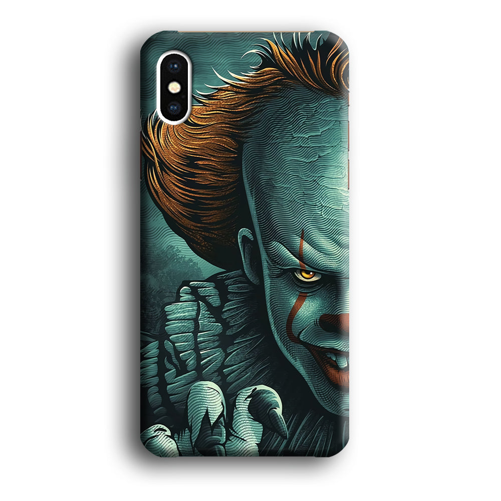 IT Half Face iPhone X Case