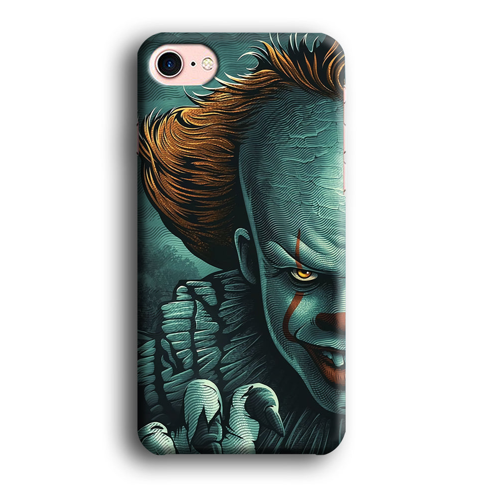 IT Half Face iPhone 8 Case