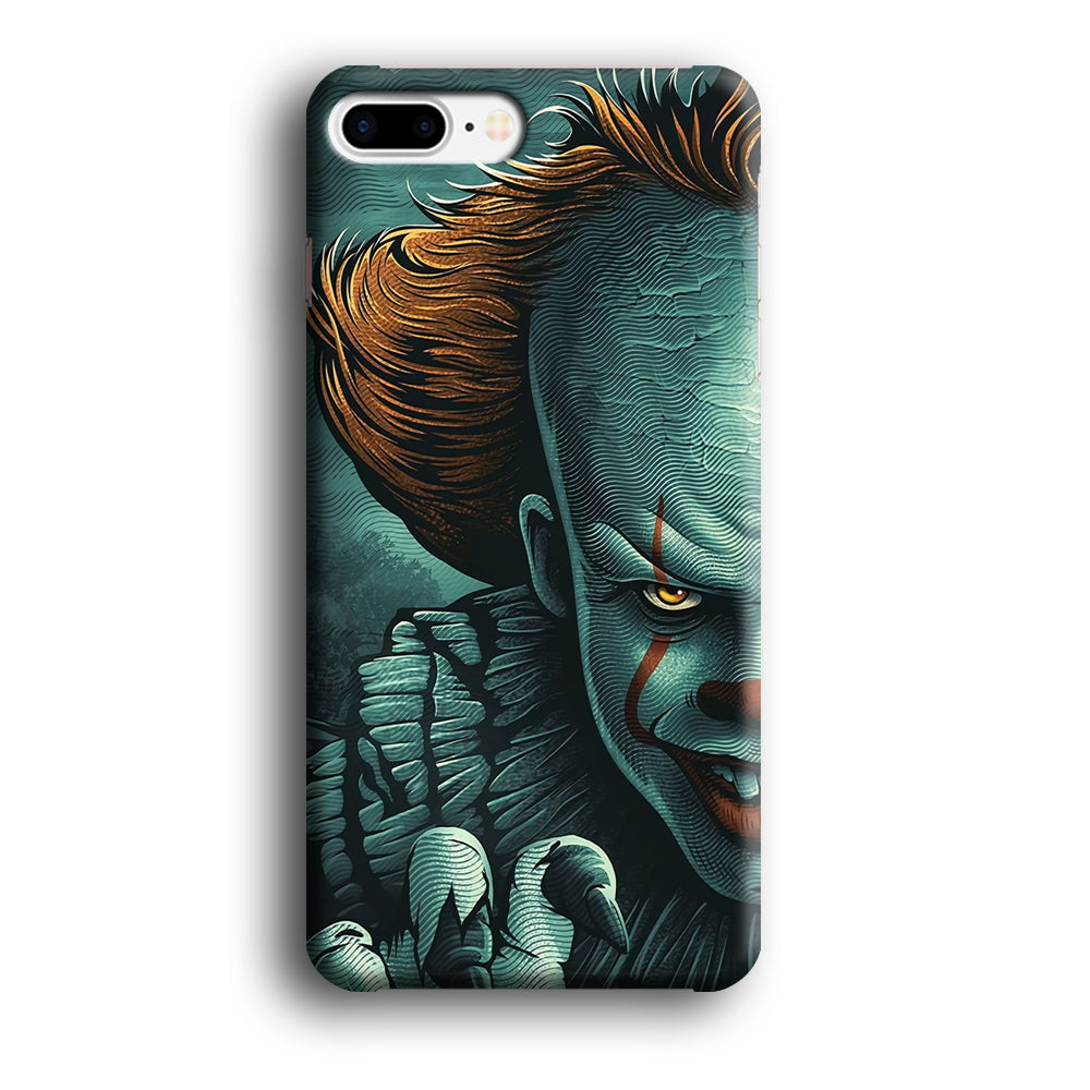 IT Half Face iPhone 8 Plus Case