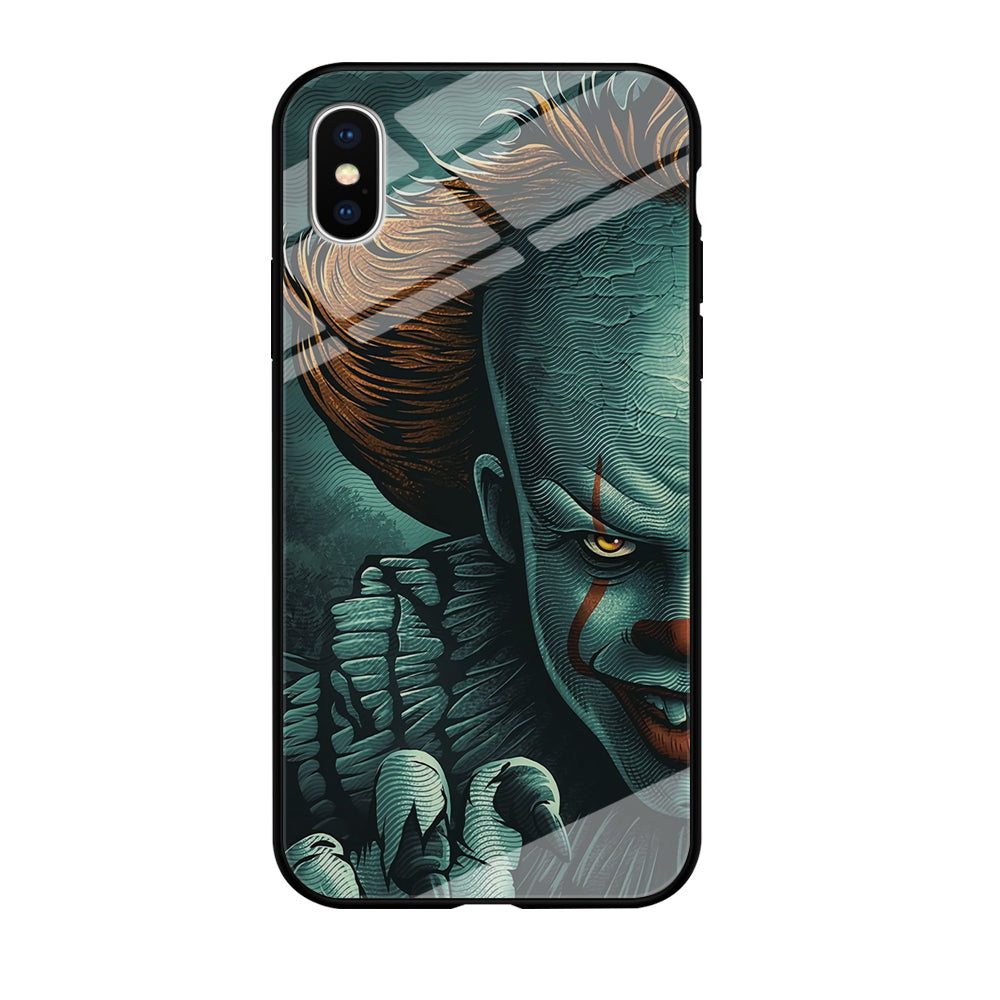 IT Half Face iPhone X Case