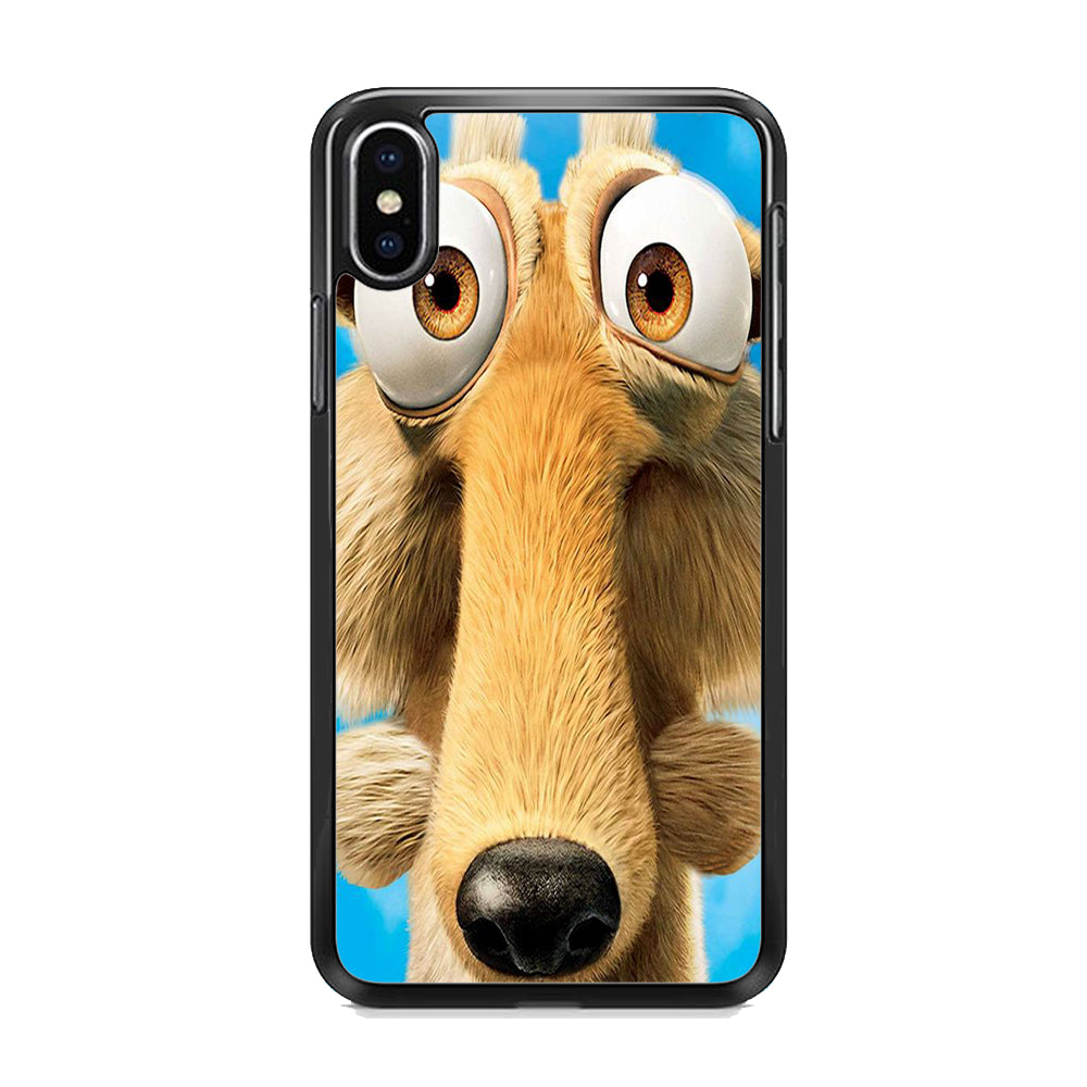 Ice Age Scrat Close Up iPhone X Case