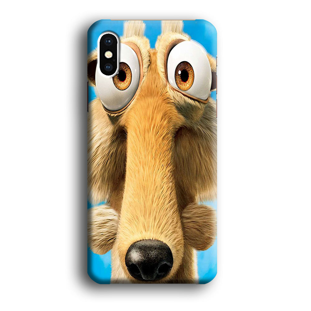 Ice Age Scrat Close Up iPhone X Case