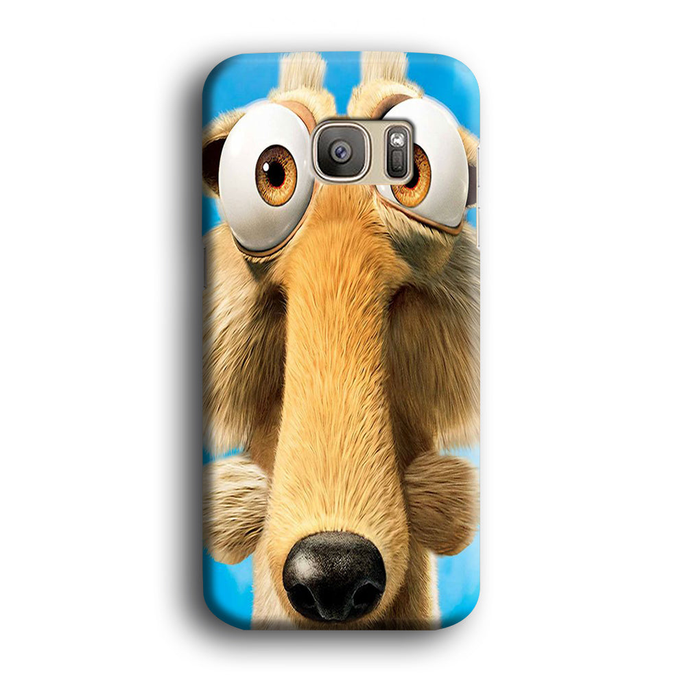 Ice Age Scrat Close Up Samsung Galaxy S7 Edge Case