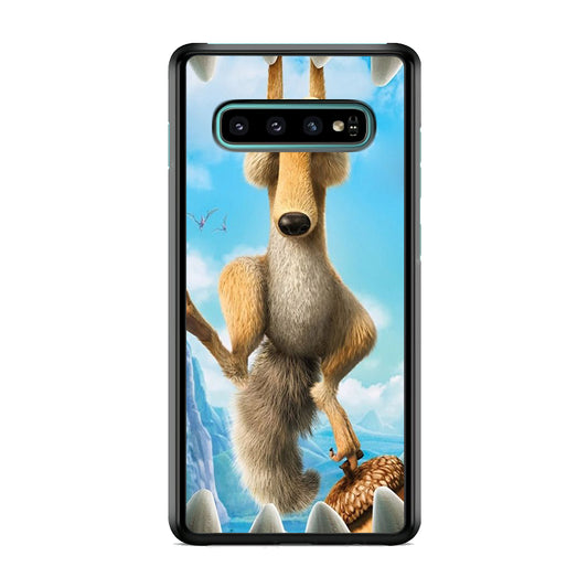 Ice Age Scrat In Front On The Mouth Samsung Galaxy S10 Case