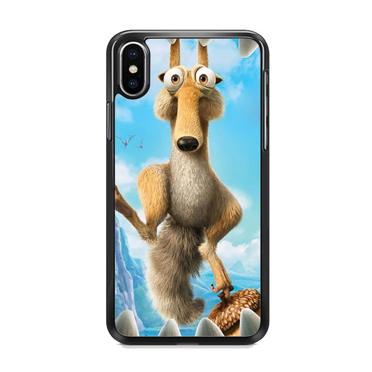 Ice Age Scrat In Front On The Mouth iPhone X Case