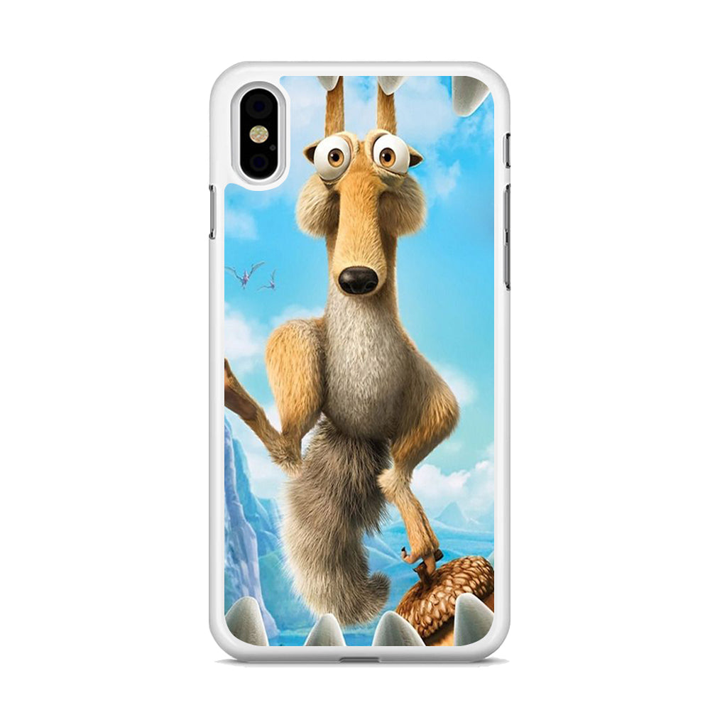 Ice Age Scrat In Front On The Mouth iPhone X Case