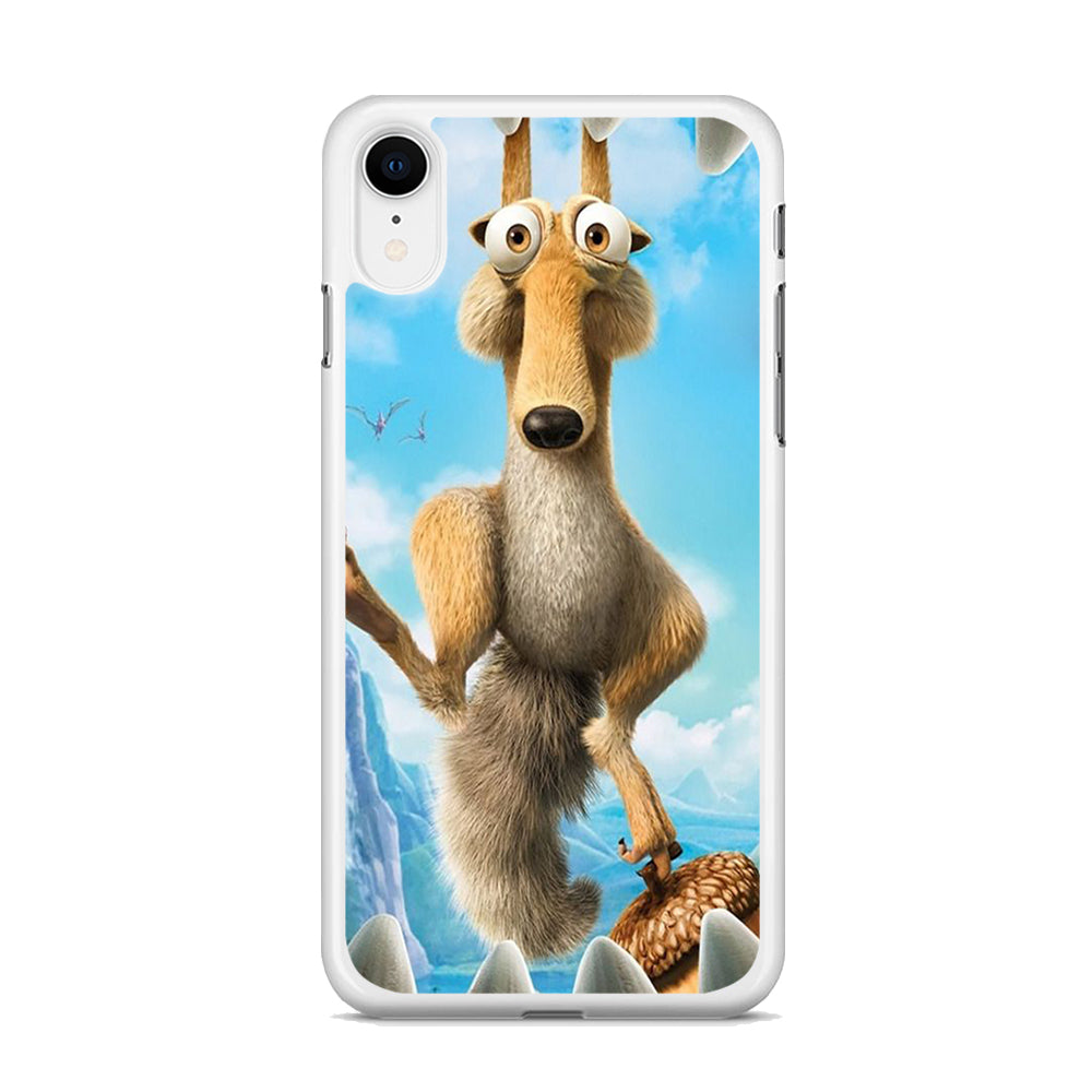 Ice Age Scrat In Front On The Mouth iPhone XR Case