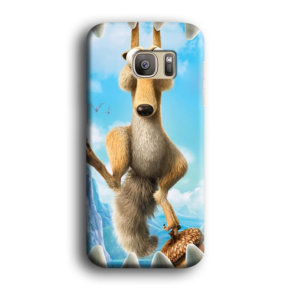 Ice Age Scrat In Front On The Mouth Samsung Galaxy S7 Edge Case
