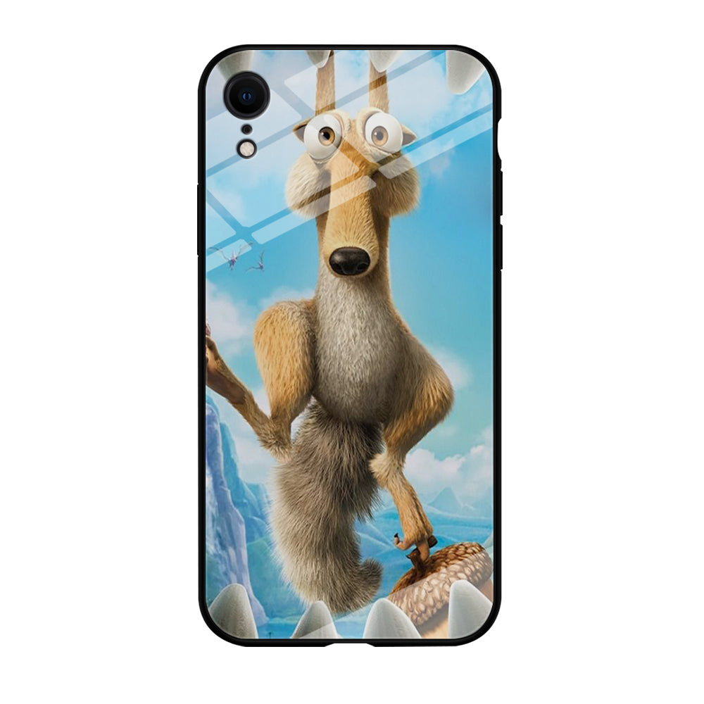 Ice Age Scrat In Front On The Mouth iPhone XR Case