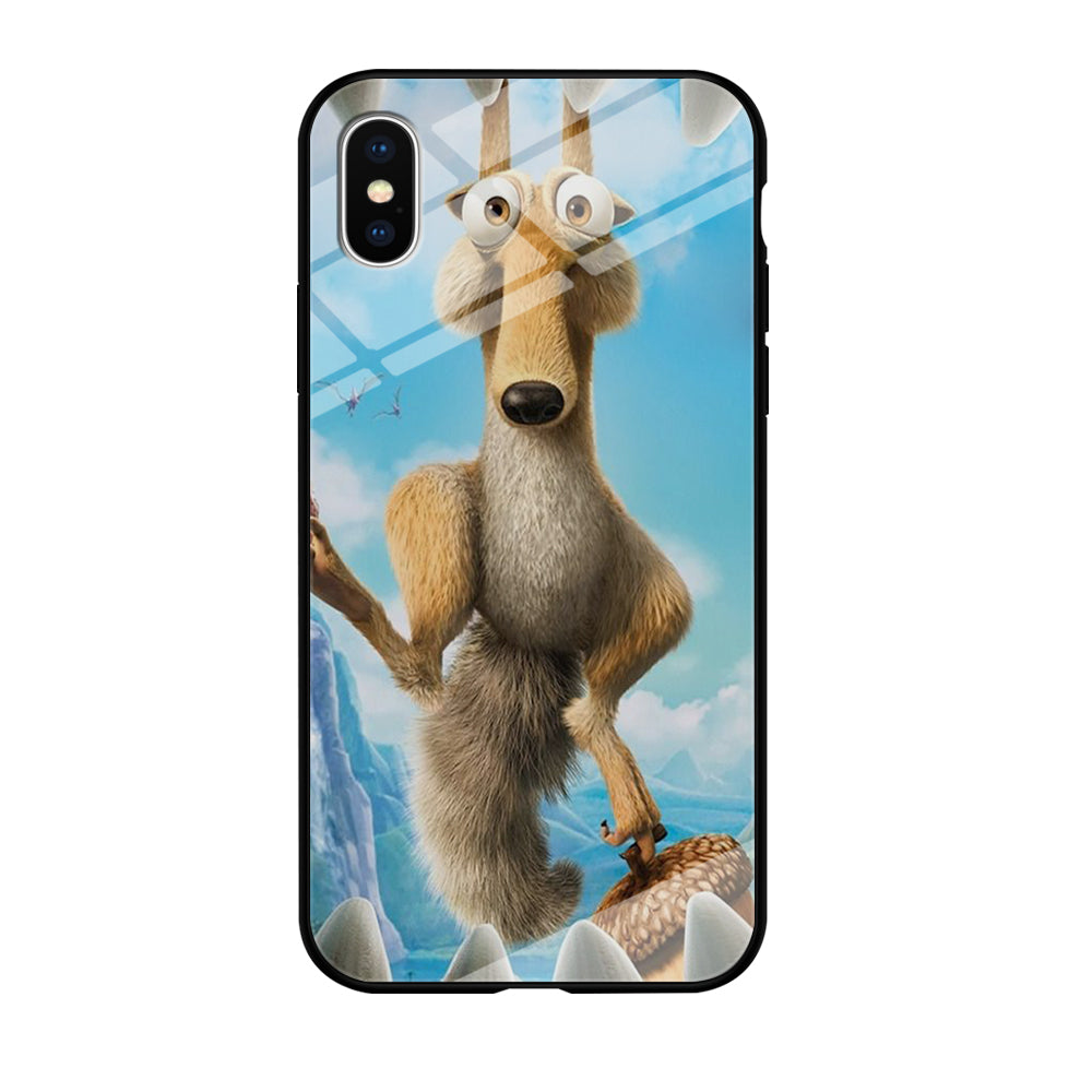 Ice Age Scrat In Front On The Mouth iPhone X Case