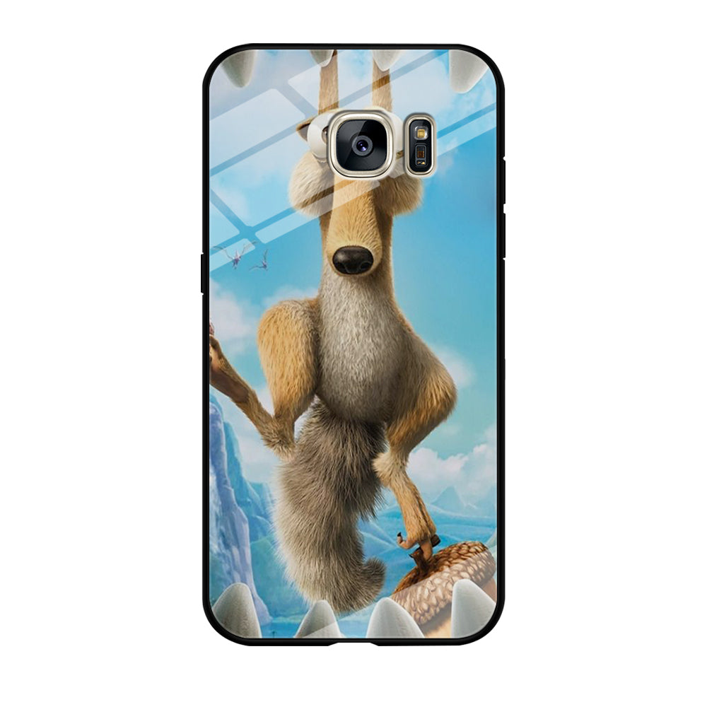 Ice Age Scrat In Front On The Mouth Samsung Galaxy S7 Edge Case