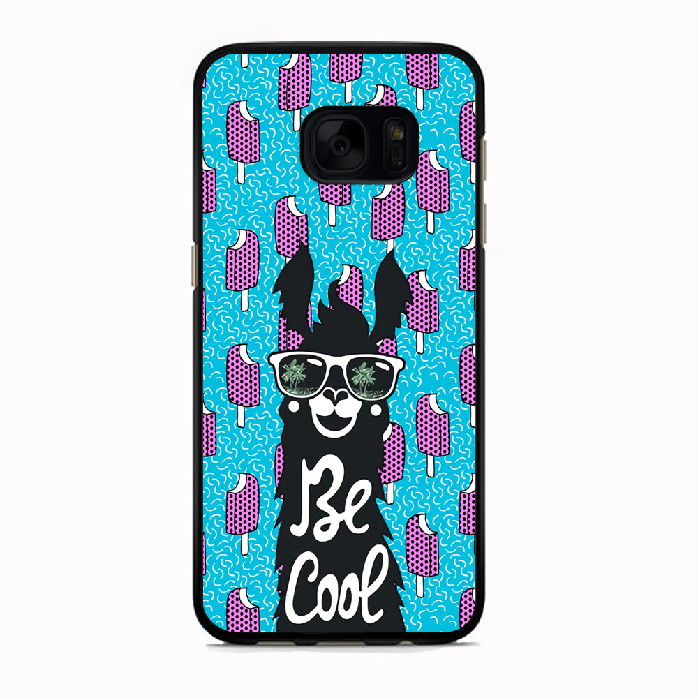 Ilama, Be Cool with Ice Cream Samsung Galaxy S7 Edge Case
