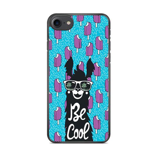 Ilama, Be Cool with Ice Cream iPhone 8 Case
