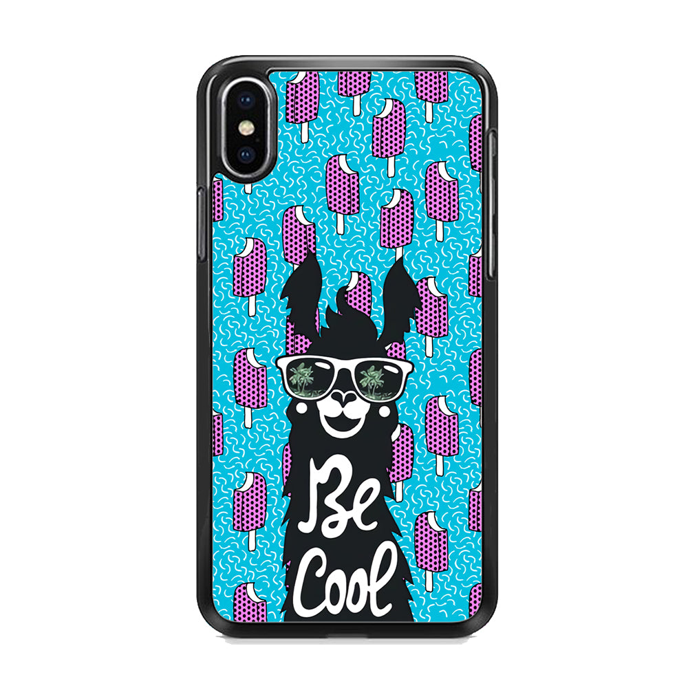 Ilama, Be Cool with Ice Cream iPhone X Case