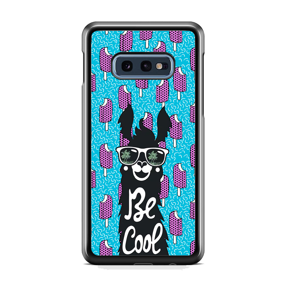 Ilama, Be Cool with Ice Cream Samsung Galaxy S10E Case