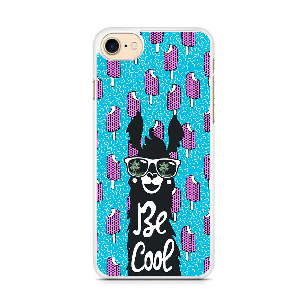 Ilama, Be Cool with Ice Cream iPhone 8 Case