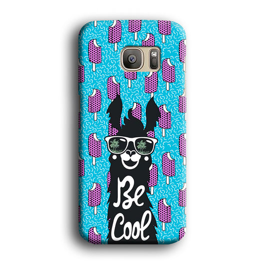 Ilama, Be Cool with Ice Cream Samsung Galaxy S7 Edge Case