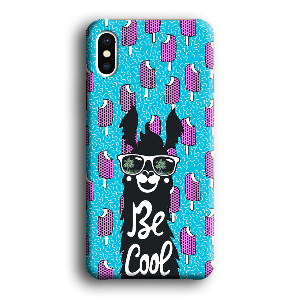 Ilama, Be Cool with Ice Cream iPhone X Case