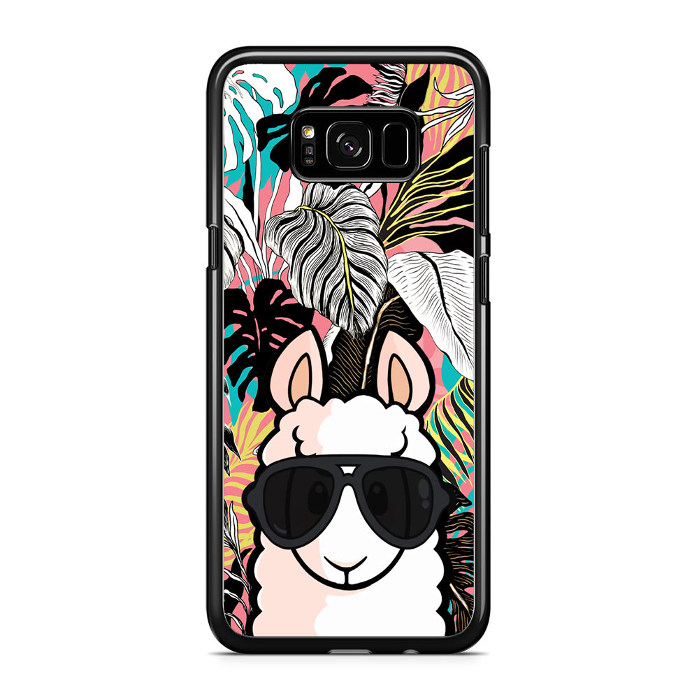 Ilama Smile of Joy Samsung Galaxy S8 Plus Case Rubber Black (2D Case)