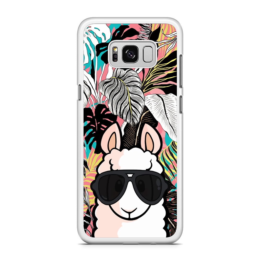 Ilama Smile of Joy Samsung Galaxy S8 Plus Case Rubber White (2D Case)