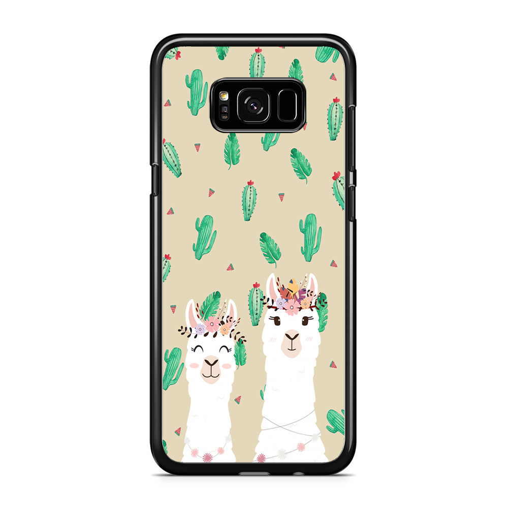 Ilama The Sister Gathering Samsung Galaxy S8 Plus Case Rubber Black (2D Case)