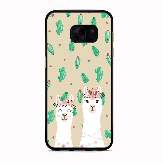 Ilama The Sister Gathering Samsung Galaxy S7 Edge Case