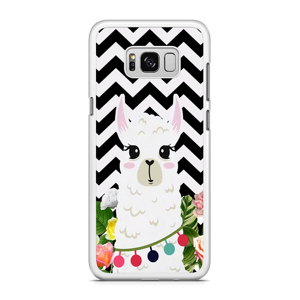 Ilama Winsome Stare Samsung Galaxy S8 Plus Case Rubber White (2D Case)