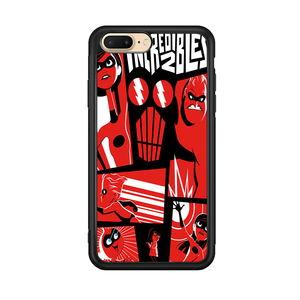 Incredibles Frame Red iPhone 8 Plus Case