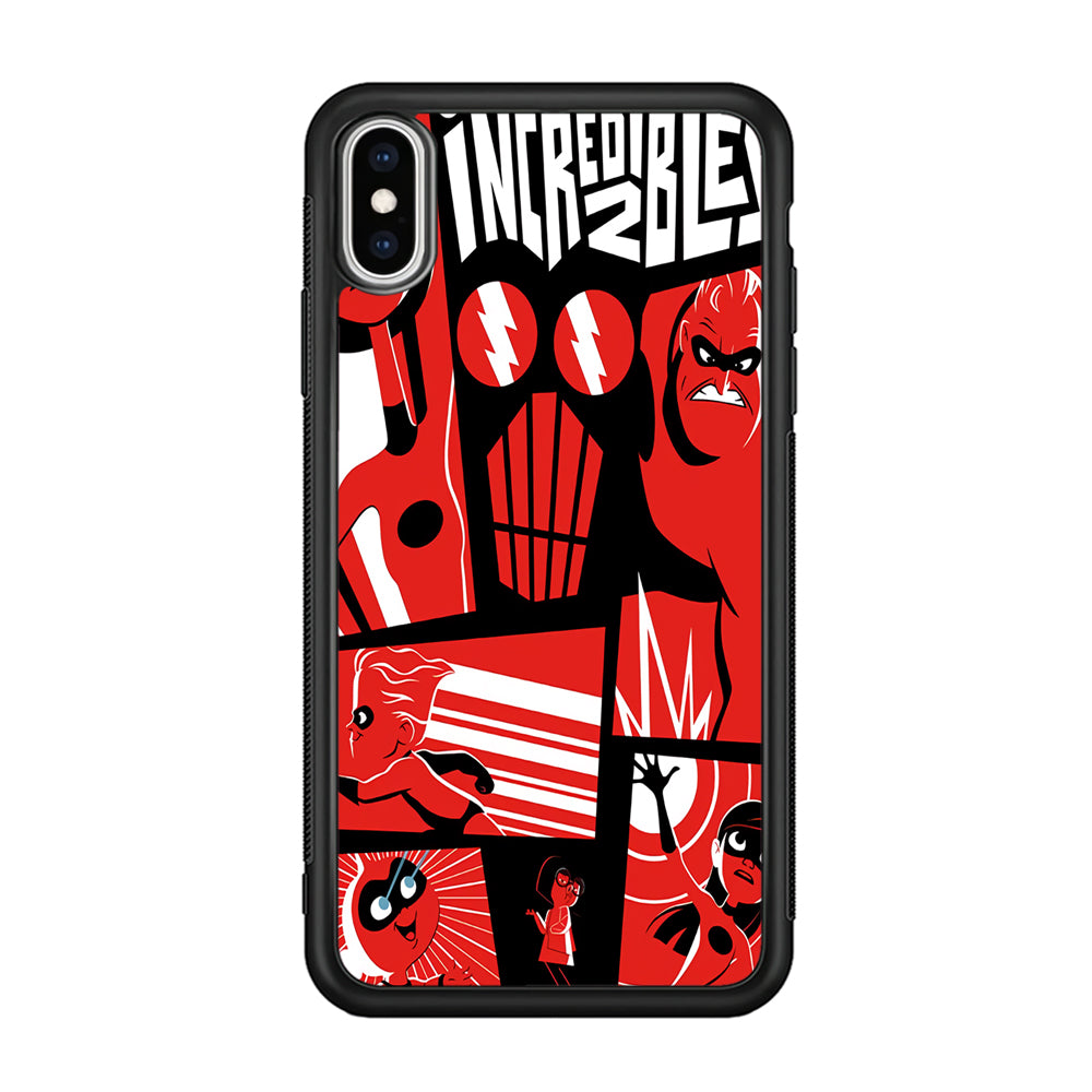 Incredibles Frame Red iPhone XS MAX Case