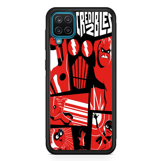 Incredibles Frame Red Samsung Galaxy A12 Case