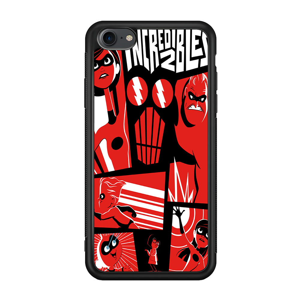 Incredibles Frame Red iPhone 8 Case