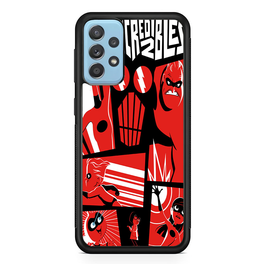 Incredibles Frame Red Samsung Galaxy A52 Case