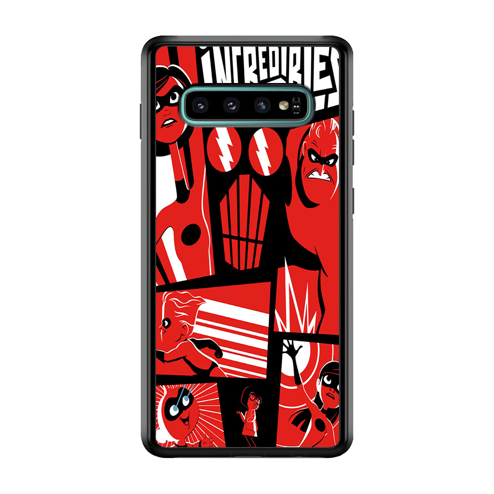 Incredibles Frame Red Samsung Galaxy S10 Plus Case