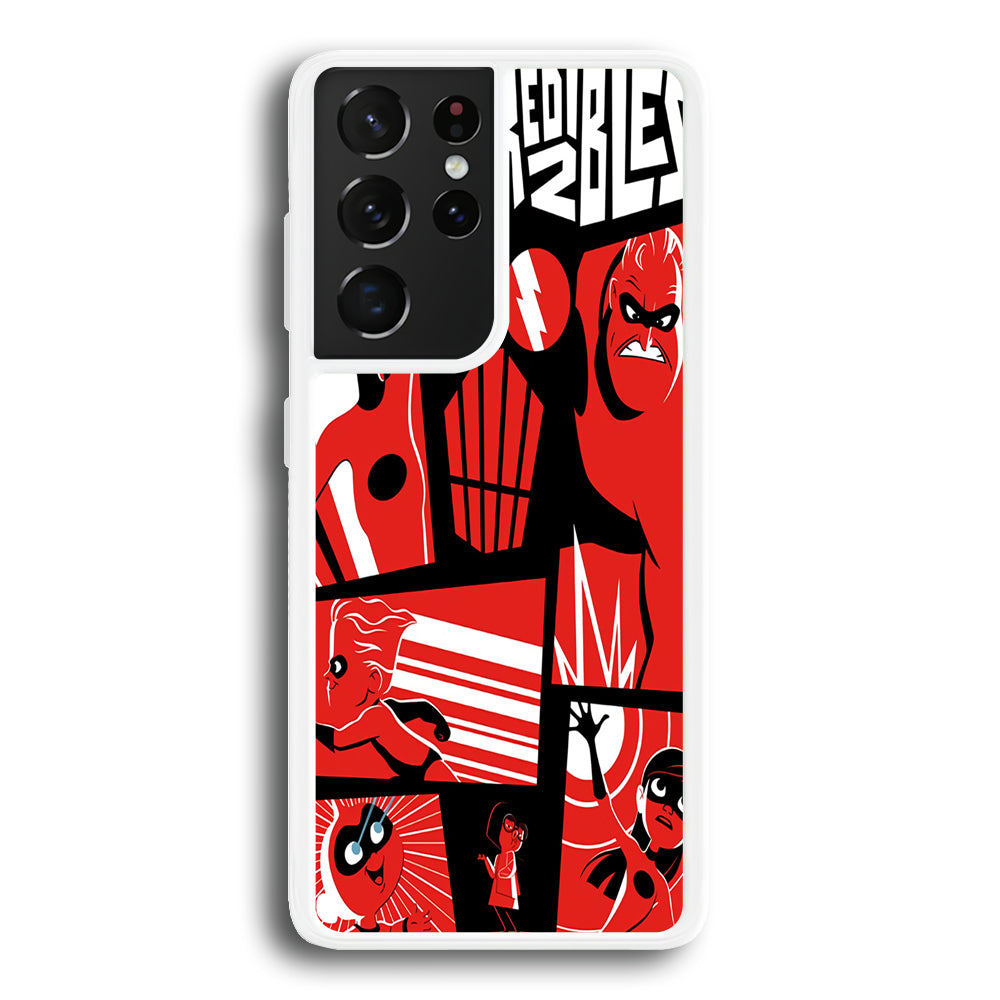 Incredibles Frame Red Samsung Galaxy S21 Ultra Case