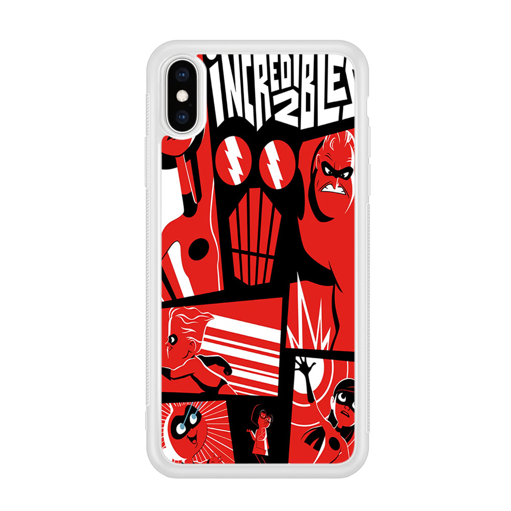 Incredibles Frame Red iPhone X Case