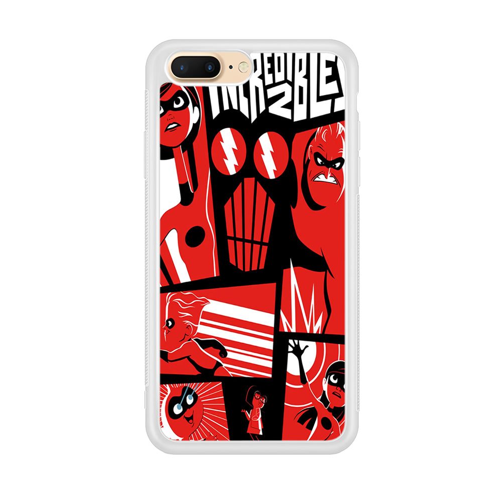 Incredibles Frame Red iPhone 8 Plus Case