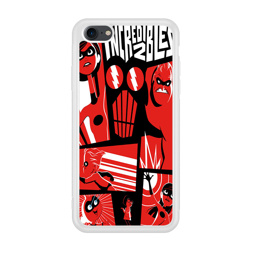 Incredibles Frame Red iPhone 8 Case