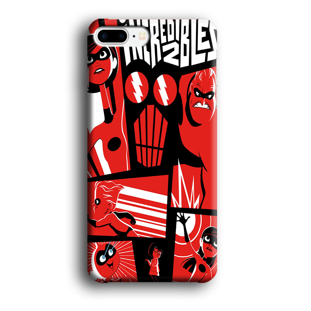 Incredibles Frame Red iPhone 8 Plus Case