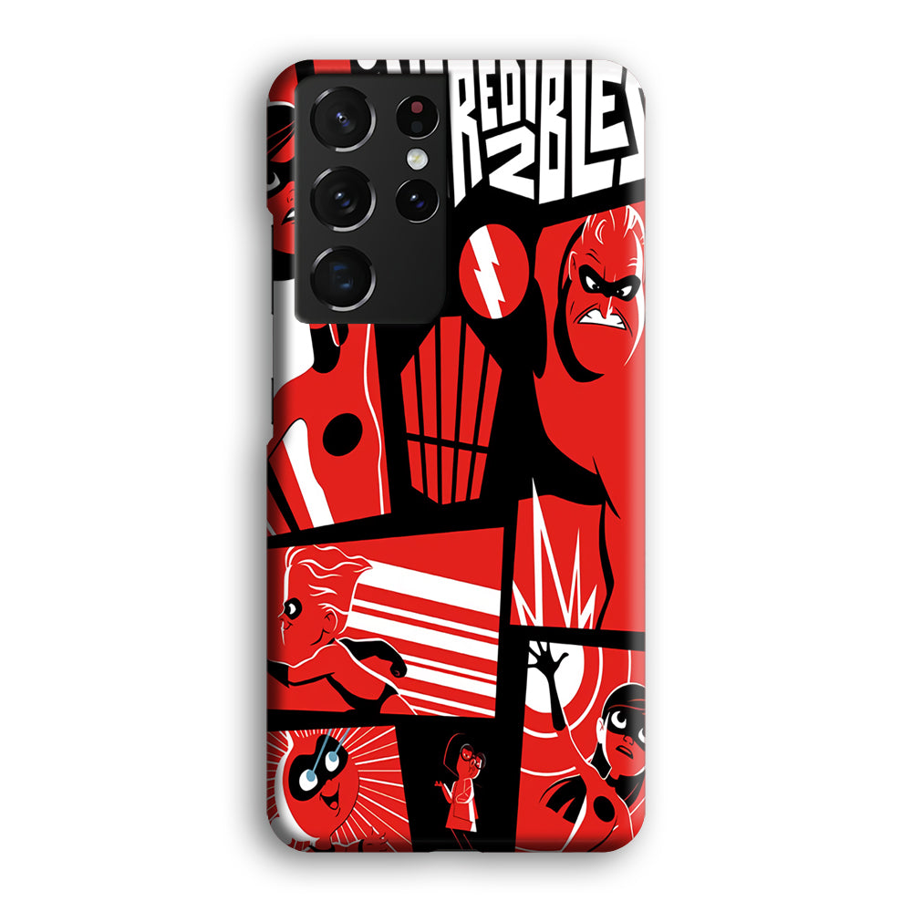 Incredibles Frame Red Samsung Galaxy S21 Ultra Case