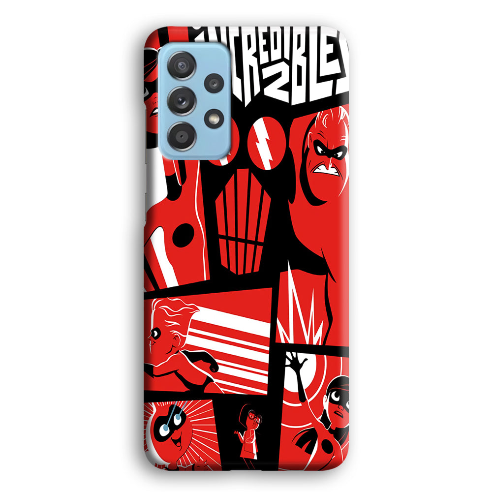 Incredibles Frame Red Samsung Galaxy A52 Case