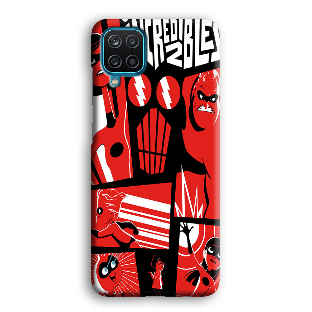 Incredibles Frame Red Samsung Galaxy A12 Case