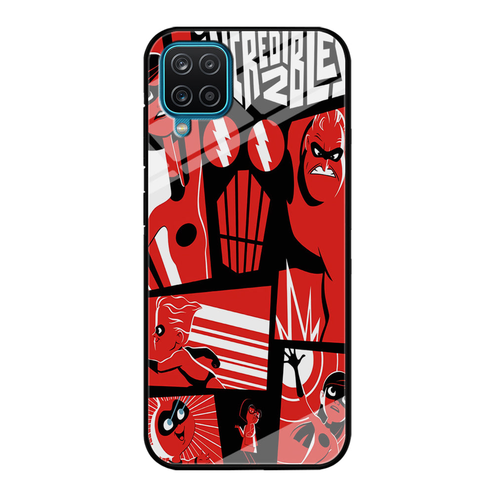 Incredibles Frame Red Samsung Galaxy A12 Case