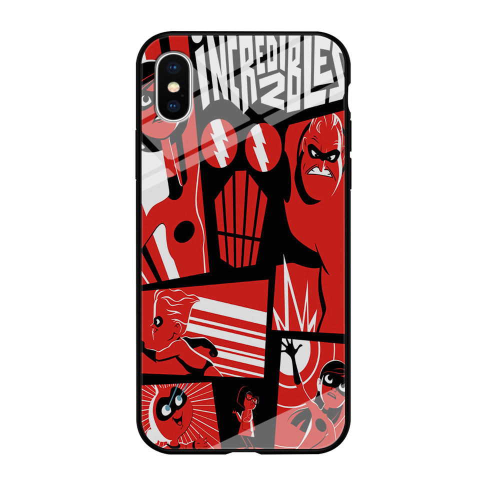 Incredibles Frame Red iPhone X Case