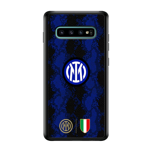 Internazionale Milano Pattern Jersey Samsung Galaxy S10 Case