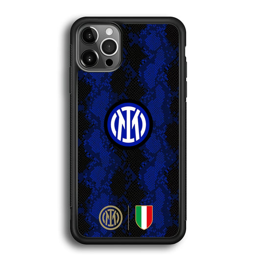Internazionale Milano Pattern Jersey iPhone 12 Pro Case